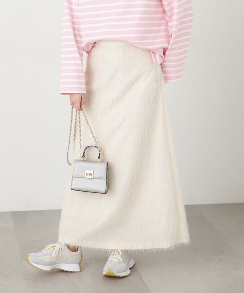 ＊＊N.Natural Beauty Basic / エヌ ナチュラルビューティーベーシック スカート | ラメフリンジスカート | 詳細2