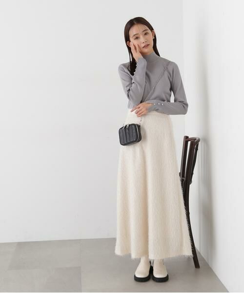 ＊＊N.Natural Beauty Basic / エヌ ナチュラルビューティーベーシック スカート | ラメフリンジスカート | 詳細22
