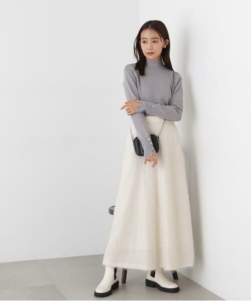 ＊＊N.Natural Beauty Basic / エヌ ナチュラルビューティーベーシック スカート | ラメフリンジスカート | 詳細23