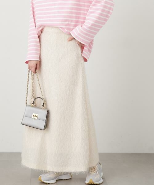 ＊＊N.Natural Beauty Basic / エヌ ナチュラルビューティーベーシック スカート | ラメフリンジスカート | 詳細9