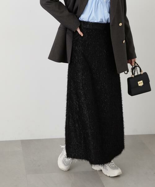 ＊＊N.Natural Beauty Basic / エヌ ナチュラルビューティーベーシック スカート | ラメフリンジスカート | 詳細30