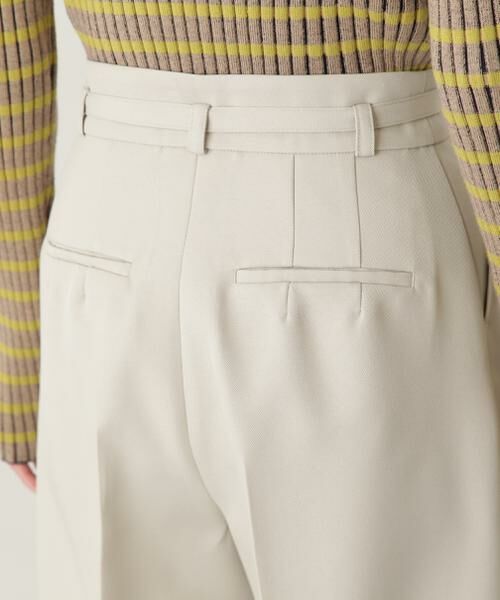 ＊＊N.Natural Beauty Basic / エヌ ナチュラルビューティーベーシック パンツ | ウォッシャブルベルト付ワイドパンツ《S Size Line》 | 詳細24