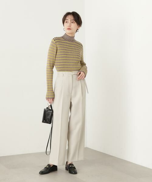 ＊＊N.Natural Beauty Basic / エヌ ナチュラルビューティーベーシック パンツ | ウォッシャブルベルト付ワイドパンツ《S Size Line》 | 詳細16