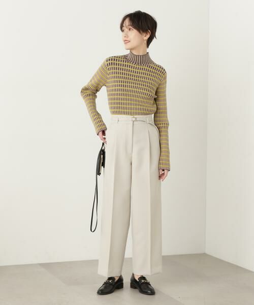 ＊＊N.Natural Beauty Basic / エヌ ナチュラルビューティーベーシック パンツ | ウォッシャブルベルト付ワイドパンツ《S Size Line》 | 詳細19