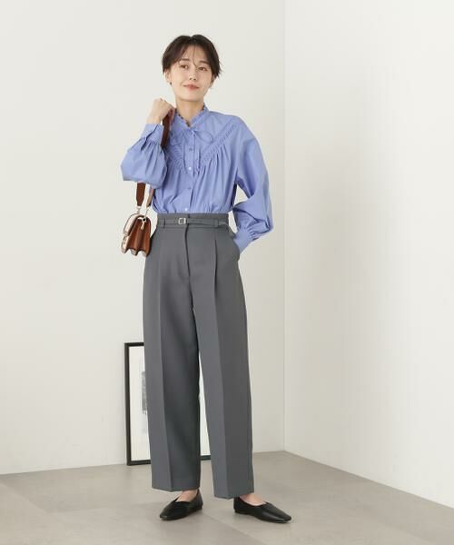 ＊＊N.Natural Beauty Basic / エヌ ナチュラルビューティーベーシック パンツ | ウォッシャブルベルト付ワイドパンツ《S Size Line》 | 詳細29