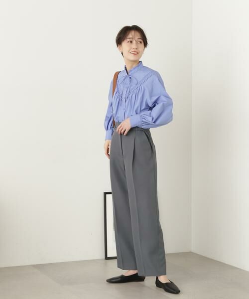 ＊＊N.Natural Beauty Basic / エヌ ナチュラルビューティーベーシック パンツ | ウォッシャブルベルト付ワイドパンツ《S Size Line》 | 詳細30