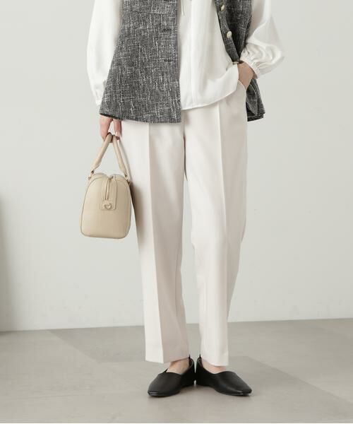 **N.Natural Beauty Basic / エヌ ナチュラルビューティーベーシック パンツ | アンクルテーパードパンツ《S Size Line》 | 詳細9