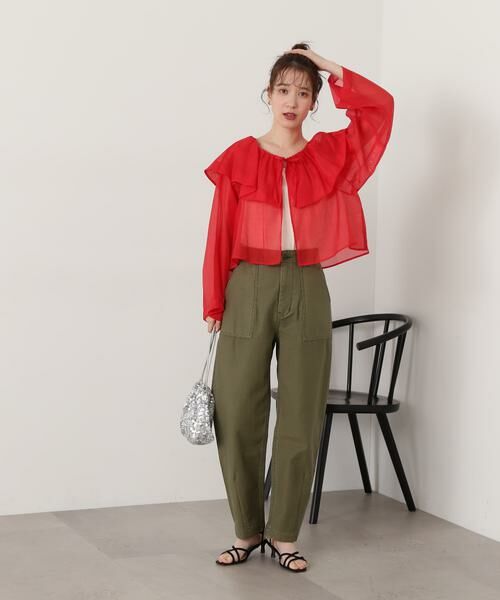 ＊＊N.Natural Beauty Basic / エヌ ナチュラルビューティーベーシック パンツ | カーブカーゴパンツ《S Size Line》 | 詳細25