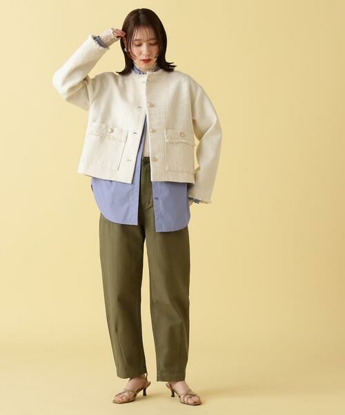 ＊＊N.Natural Beauty Basic / エヌ ナチュラルビューティーベーシック パンツ | カーブカーゴパンツ《S Size Line》 | 詳細3