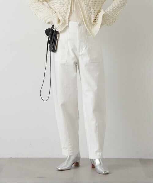 ＊＊N.Natural Beauty Basic / エヌ ナチュラルビューティーベーシック パンツ | カーブカーゴパンツ《S Size Line》（オフ）