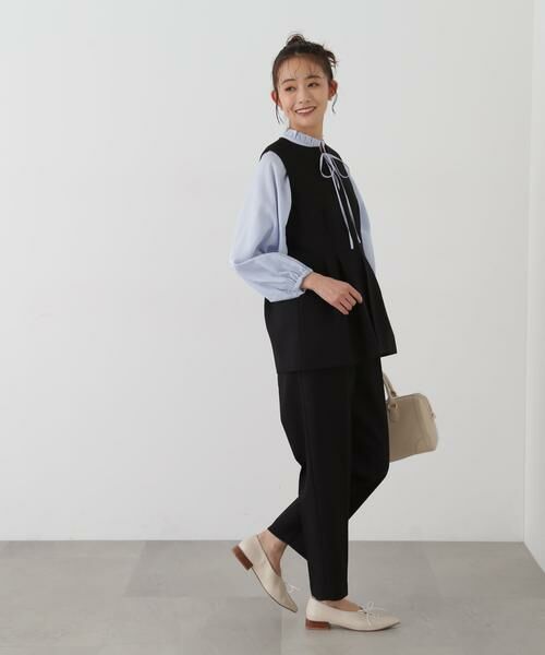 ＊＊N.Natural Beauty Basic / エヌ ナチュラルビューティーベーシック ワンピース | ペプラムジレセットアップ | 詳細5