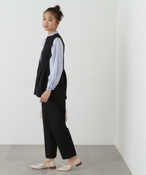 NATURALBEAUTYBASIC ペプラムジレ　セットアップ NATURAL BEAUTY BASIC｜ペプラムジレ SET UP | Rakuten Fashion