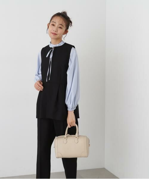 ＊＊N.Natural Beauty Basic / エヌ ナチュラルビューティーベーシック ワンピース | ペプラムジレセットアップ | 詳細8