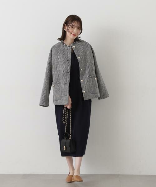 ＊＊N.Natural Beauty Basic / エヌ ナチュラルビューティーベーシック ワンピース | ウエストタックキーネックワンピース | 詳細10