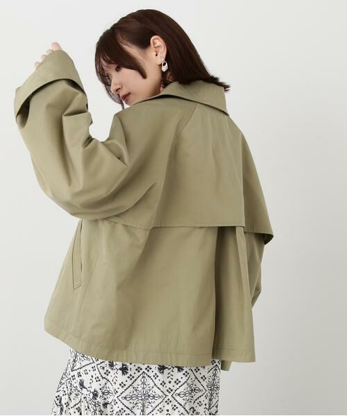 ＊＊N.Natural Beauty Basic / エヌ ナチュラルビューティーベーシック アウター | ショートトレンチコート | 詳細4