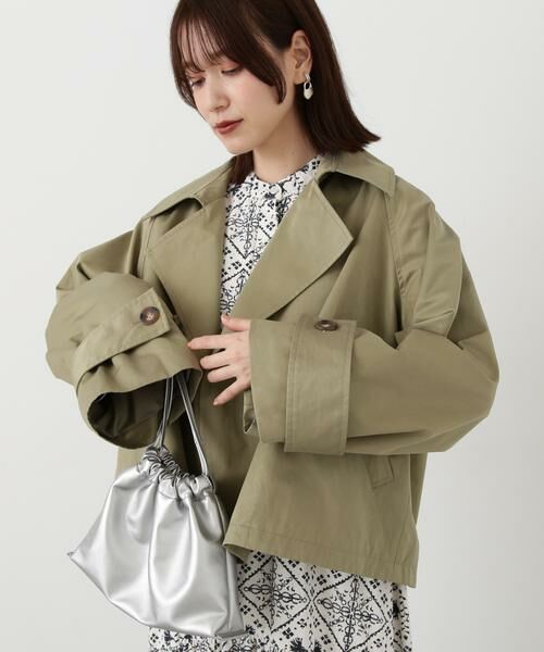 ＊＊N.Natural Beauty Basic / エヌ ナチュラルビューティーベーシック アウター | ショートトレンチコート | 詳細9