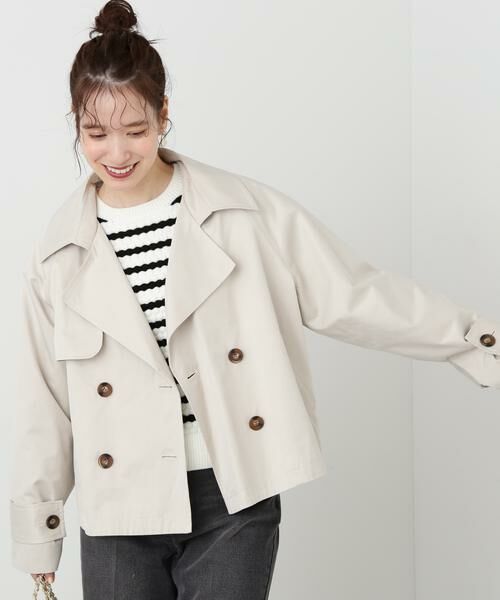 ＊＊N.Natural Beauty Basic / エヌ ナチュラルビューティーベーシック アウター | ショートトレンチコート | 詳細20