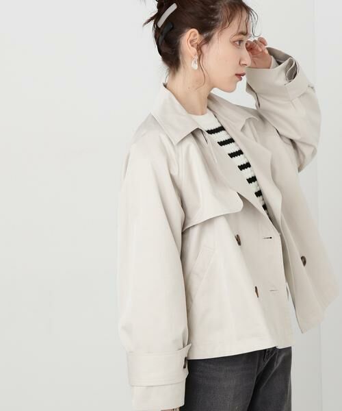 ＊＊N.Natural Beauty Basic / エヌ ナチュラルビューティーベーシック アウター | ショートトレンチコート | 詳細21