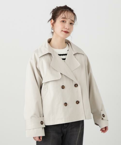 ＊＊N.Natural Beauty Basic / エヌ ナチュラルビューティーベーシック アウター | ショートトレンチコート | 詳細27