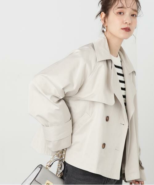 ＊＊N.Natural Beauty Basic / エヌ ナチュラルビューティーベーシック アウター | ショートトレンチコート | 詳細18