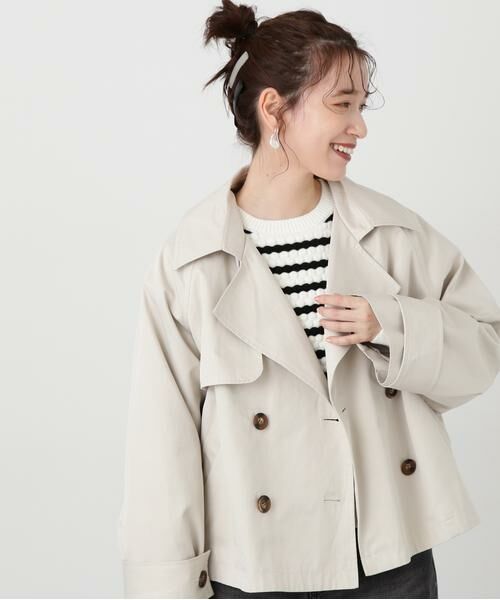 ＊＊N.Natural Beauty Basic / エヌ ナチュラルビューティーベーシック アウター | ショートトレンチコート | 詳細19