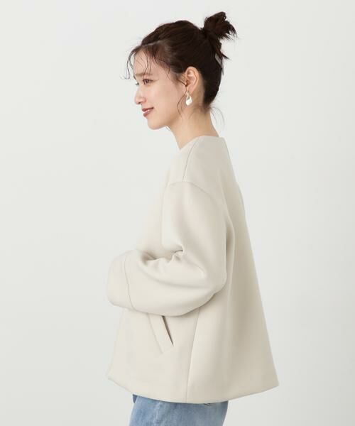 ＊＊N.Natural Beauty Basic / エヌ ナチュラルビューティーベーシック ブルゾン | ノーカラーダンボールブルゾン《S Size Line》 | 詳細19