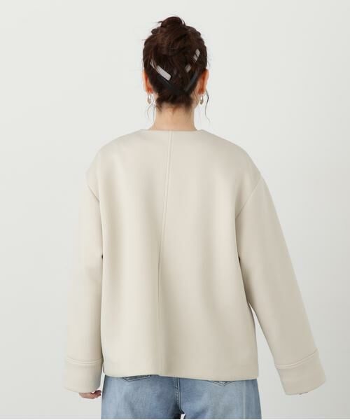 ＊＊N.Natural Beauty Basic / エヌ ナチュラルビューティーベーシック ブルゾン | ノーカラーダンボールブルゾン《S Size Line》 | 詳細20