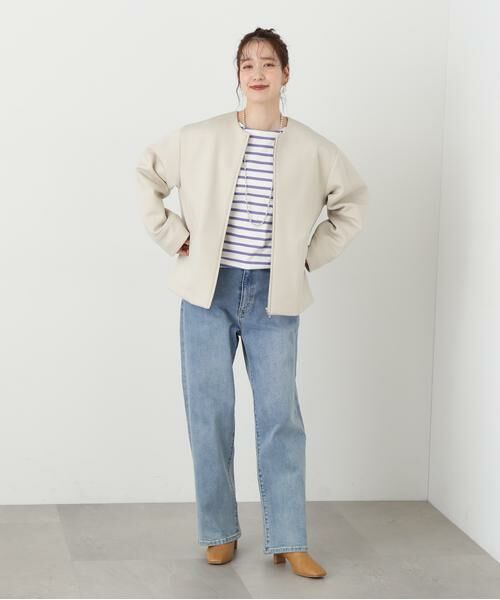 ＊＊N.Natural Beauty Basic / エヌ ナチュラルビューティーベーシック ブルゾン | ノーカラーダンボールブルゾン《S Size Line》 | 詳細13