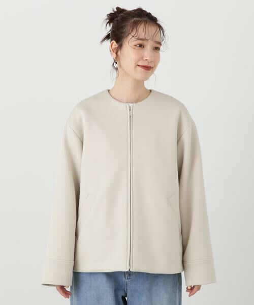 ＊＊N.Natural Beauty Basic / エヌ ナチュラルビューティーベーシック ブルゾン | ノーカラーダンボールブルゾン《S Size Line》 | 詳細18