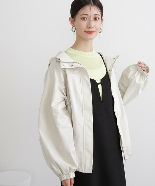 ＊＊N.Natural Beauty Basic / エヌ ナチュラルビューティーベーシック ブルゾン | フード付きミディパーカー | 詳細7