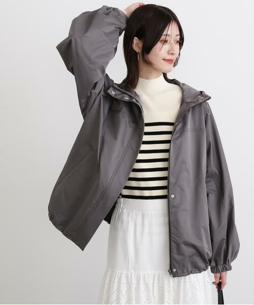 ＊＊N.Natural Beauty Basic / エヌ ナチュラルビューティーベーシック ブルゾン | フード付きミディパーカー | 詳細20