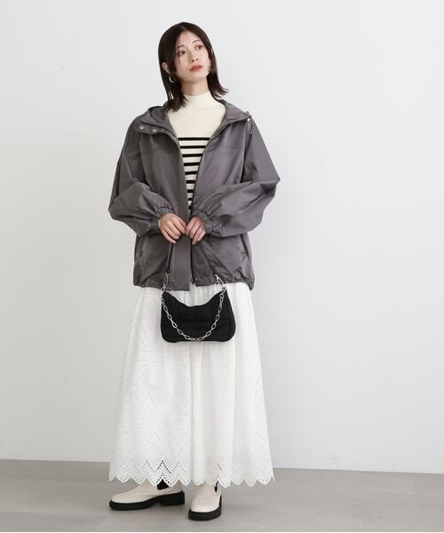 ＊＊N.Natural Beauty Basic / エヌ ナチュラルビューティーベーシック ブルゾン | フード付きミディパーカー | 詳細21