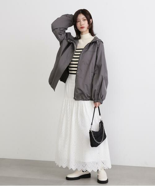 ＊＊N.Natural Beauty Basic / エヌ ナチュラルビューティーベーシック ブルゾン | フード付きミディパーカー | 詳細22