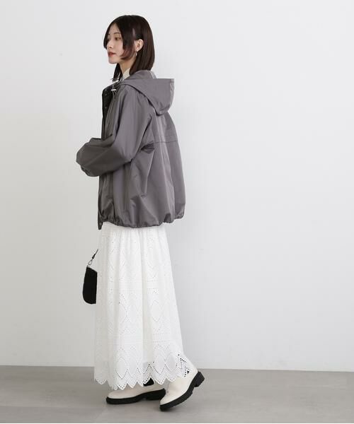 ＊＊N.Natural Beauty Basic / エヌ ナチュラルビューティーベーシック ブルゾン | フード付きミディパーカー | 詳細23