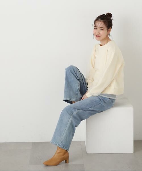 ＊＊N.Natural Beauty Basic / エヌ ナチュラルビューティーベーシック カットソー | チュールレイヤースウェット | 詳細7