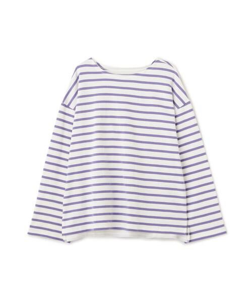**N.Natural Beauty Basic / エヌ ナチュラルビューティーベーシック カットソー | バスクボーダーTシャツ | 詳細1