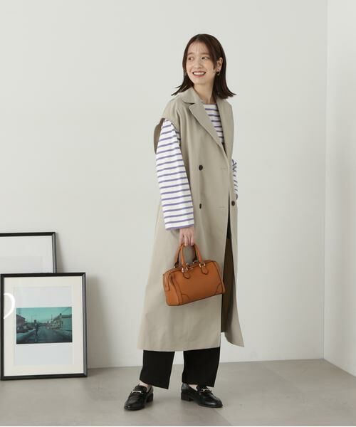 **N.Natural Beauty Basic / エヌ ナチュラルビューティーベーシック カットソー | バスクボーダーTシャツ | 詳細19