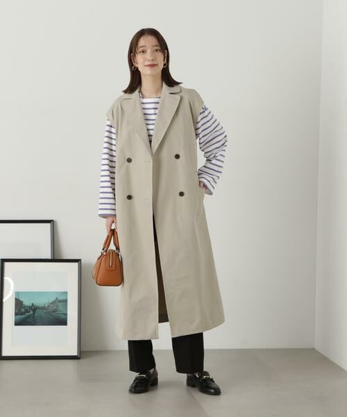 **N.Natural Beauty Basic / エヌ ナチュラルビューティーベーシック カットソー | バスクボーダーTシャツ | 詳細20