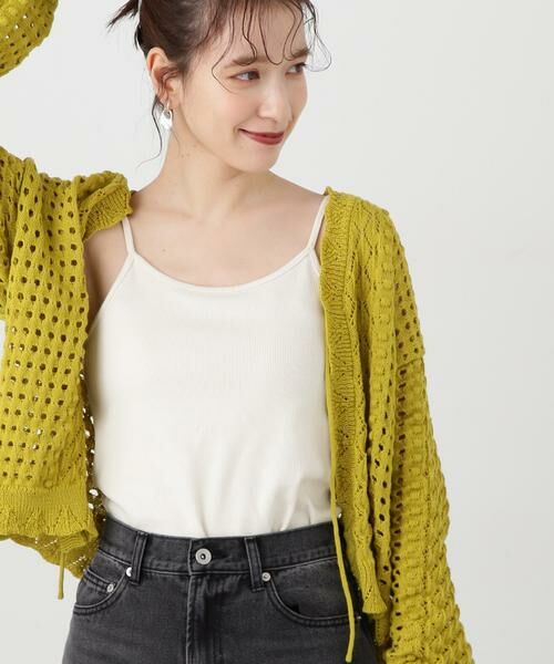 ＊＊N.Natural Beauty Basic / エヌ ナチュラルビューティーベーシック カットソー | テレコキャミソール（オフ）