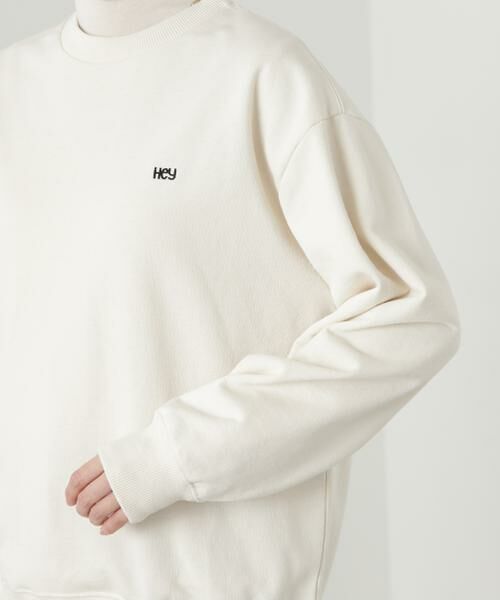 ＊＊N.Natural Beauty Basic / エヌ ナチュラルビューティーベーシック カットソー | ワンポイント刺繍スウェット | 詳細14