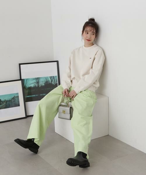 ＊＊N.Natural Beauty Basic / エヌ ナチュラルビューティーベーシック カットソー | ワンポイント刺繍スウェット | 詳細17