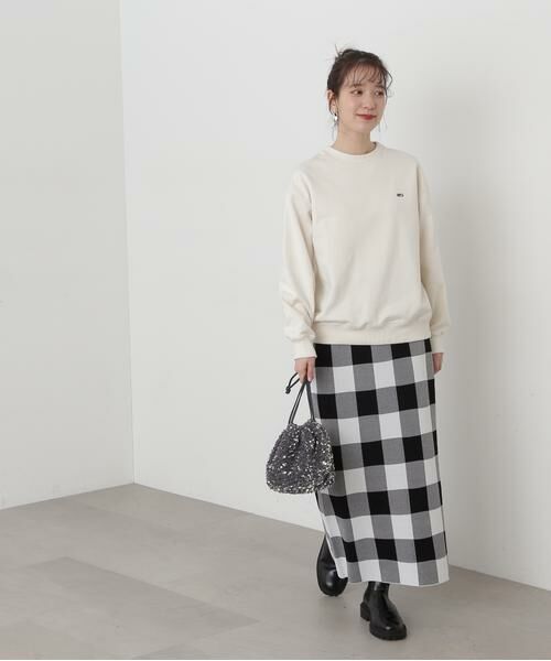 ＊＊N.Natural Beauty Basic / エヌ ナチュラルビューティーベーシック カットソー | ワンポイント刺繍スウェット | 詳細19