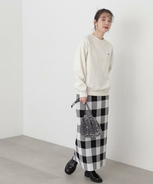 ＊＊N.Natural Beauty Basic / エヌ ナチュラルビューティーベーシック カットソー | ワンポイント刺繍スウェット | 詳細20