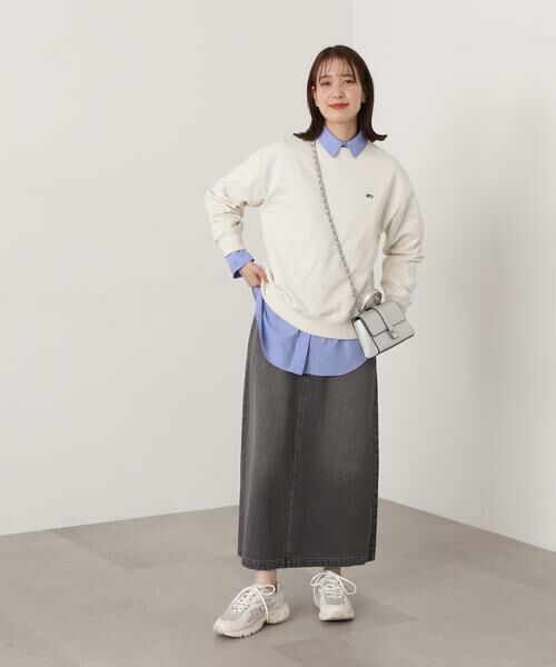 ＊＊N.Natural Beauty Basic / エヌ ナチュラルビューティーベーシック カットソー | ワンポイント刺繍スウェット | 詳細23