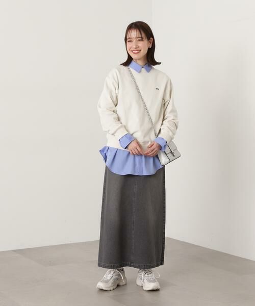 ＊＊N.Natural Beauty Basic / エヌ ナチュラルビューティーベーシック カットソー | ワンポイント刺繍スウェット | 詳細24