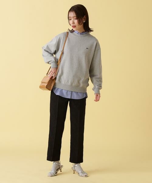 ＊＊N.Natural Beauty Basic / エヌ ナチュラルビューティーベーシック カットソー | ワンポイント刺繍スウェット | 詳細26