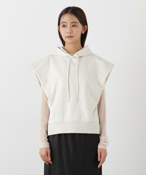 ＊＊N.Natural Beauty Basic / エヌ ナチュラルビューティーベーシック カットソー | ドロップショルダーフードパーカー | 詳細10
