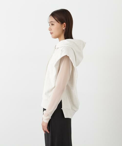 ＊＊N.Natural Beauty Basic / エヌ ナチュラルビューティーベーシック カットソー | ドロップショルダーフードパーカー | 詳細11