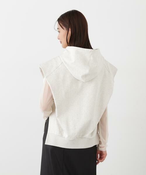 ＊＊N.Natural Beauty Basic / エヌ ナチュラルビューティーベーシック カットソー | ドロップショルダーフードパーカー | 詳細12
