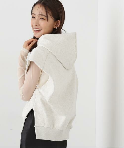 ＊＊N.Natural Beauty Basic / エヌ ナチュラルビューティーベーシック カットソー | ドロップショルダーフードパーカー | 詳細3